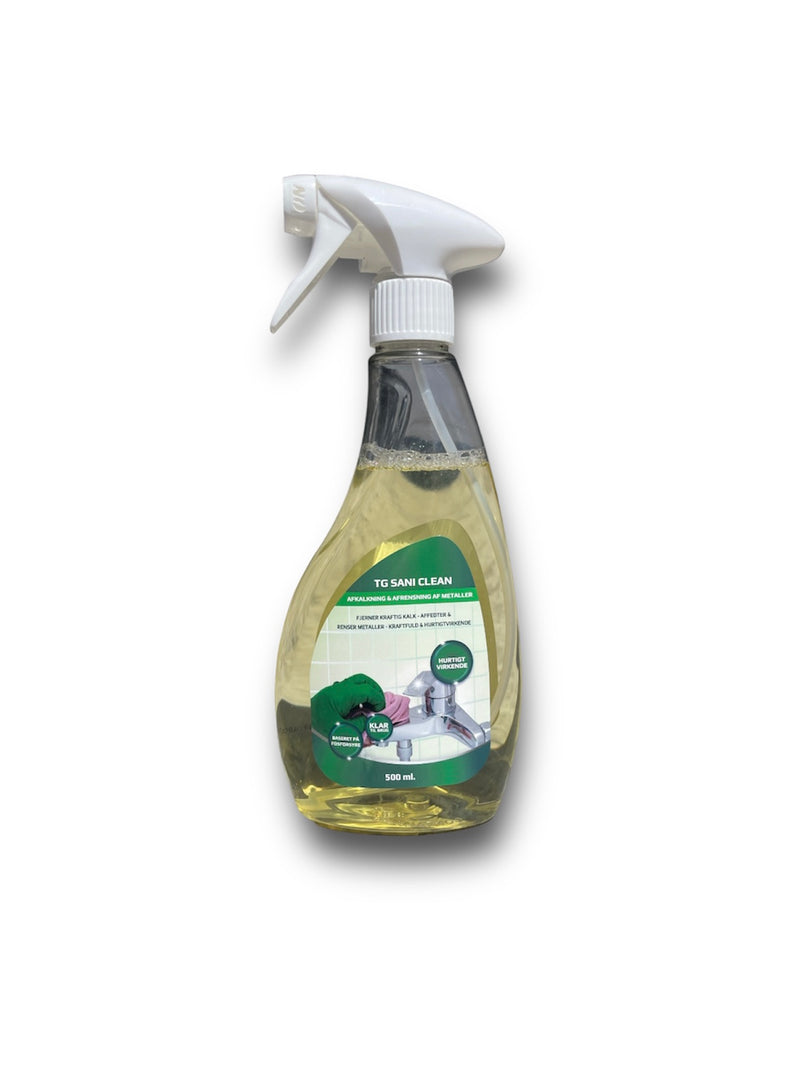 TG Sani Clean - kraftig afkalker og affedter m. spray - 2 i 1, 500 ml.