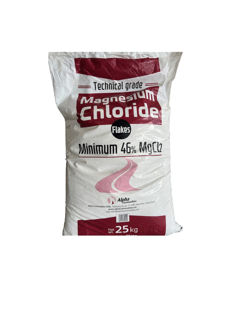 Støvbinder Magnesiumklorid 40x25 kg.
