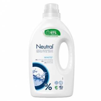 Tøjvask Flydende Neutral White uden Parfume/Blegemiddel/Optisk hvidt 1250 ml